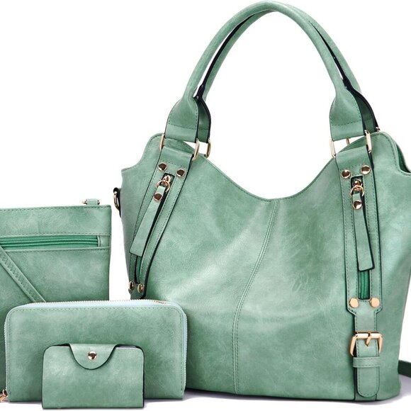 Purses for Women Large Shoulder Handbag Tote PU Leather Hobo Crossbody Bag Ladie - Picture 1 of 6